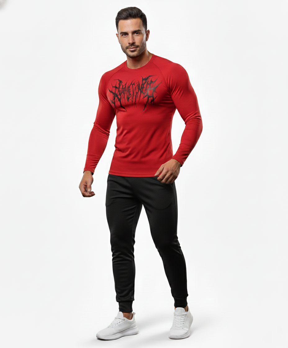 Pack of 2 Bloodrage & Venom High Neck Compression Tshirt Full Sleeve