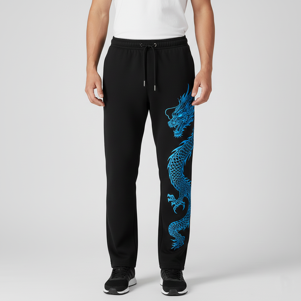 Eastern Dragon Streetwear Joggers (Straight Fit)