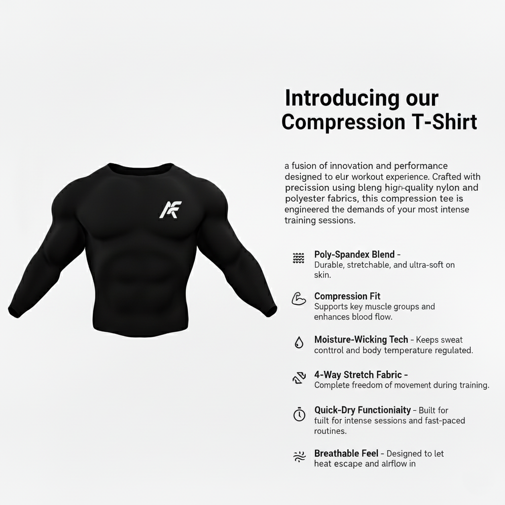 Aura Flex Full Sleeve Compression T-shirt